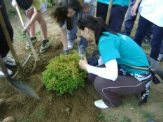 AmCham Clean and Green Dusan Korac Elementary School in Bijelo Polje, April 26, 2011  (2)