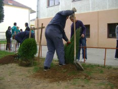 AmCham Clean and Green Dusan Korac Elementary School in Bijelo Polje, April 26, 2011  (21)
