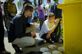 AmCham Clean and Green at the June 1st Elementary School in Podgorica, April 26, 2012 (2)