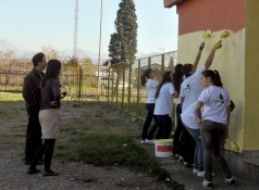 AmCham Clean and Green at the Vuk Karadzic Elementary School in Podgorica, November 6, 2010 (147)