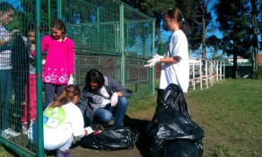 AmCham Clean and Green at the Milan Vukovic Elementary School in Golubovci, October 12, 2012 (1)