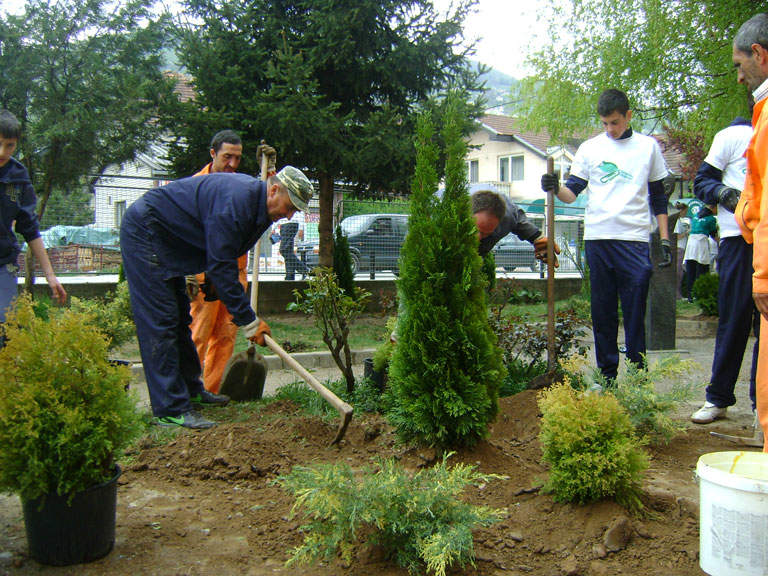 Clean and Green at the Dušan Korać Elementary School in Bijelo Polje