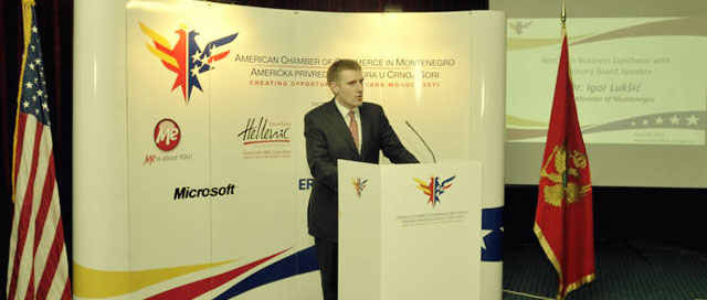 AmCham Hosts Business Luncheon with Prime Minister Lukšic