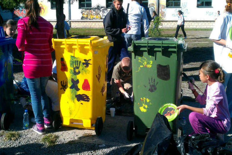 Clean and Green at the Milan Vuković Elementary School in Golubovci