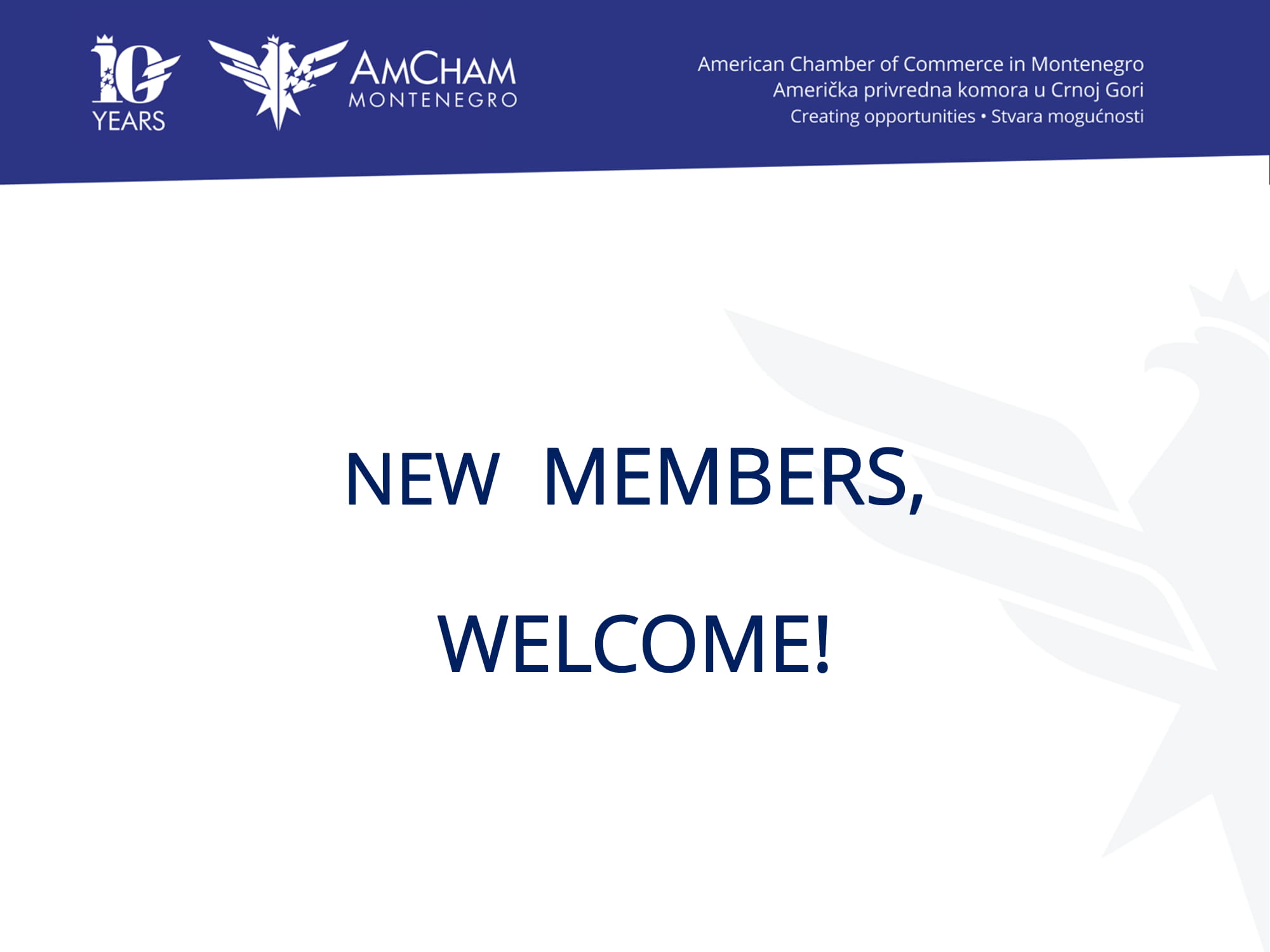 New Members Join Our Community