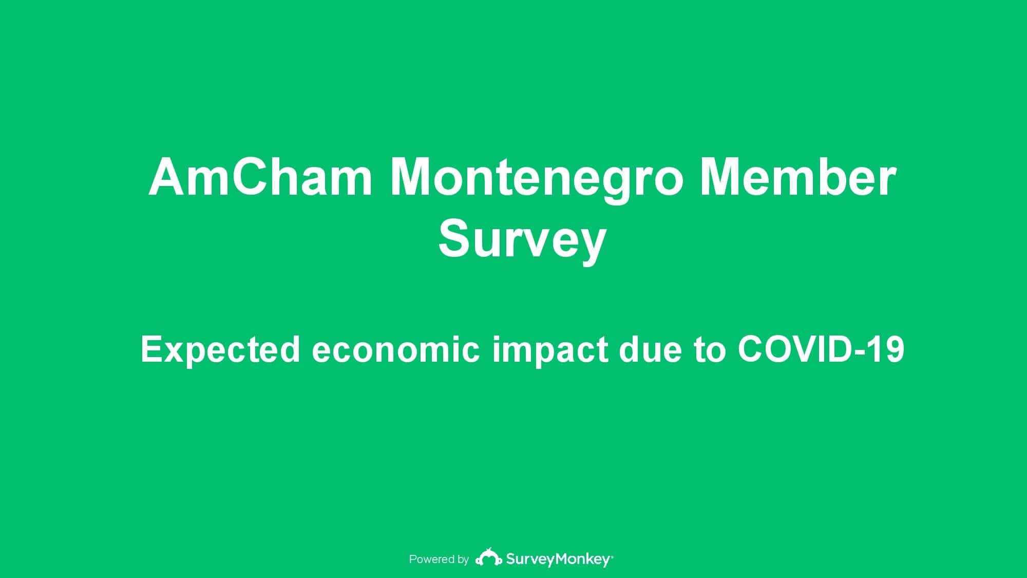 Almost 80% of AmCham members expect a decrease in revenues in 2020 due to the COVID 19 pandemic