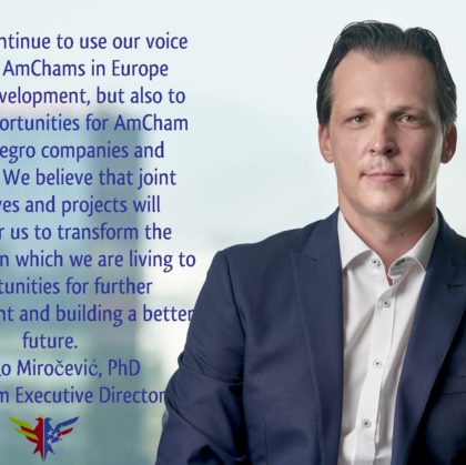 AmCham’s Executive Director Marko Miročević re-elected as a member of AmChams in Europe Executive Committee