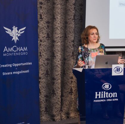 Svetlana Vuksanović re-elected as president of the AmCham Board of Governors